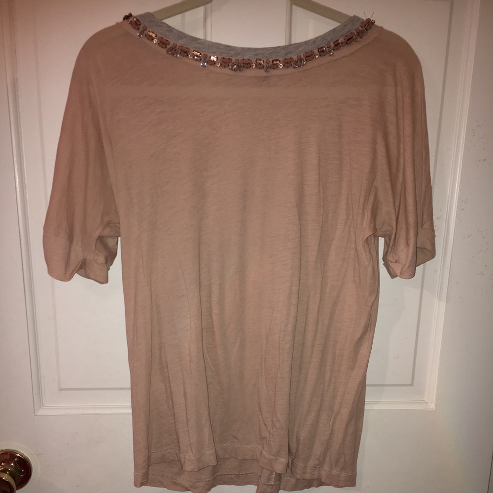 J Crew jeweled tee